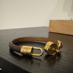 LV Brown and Gold Bracelet